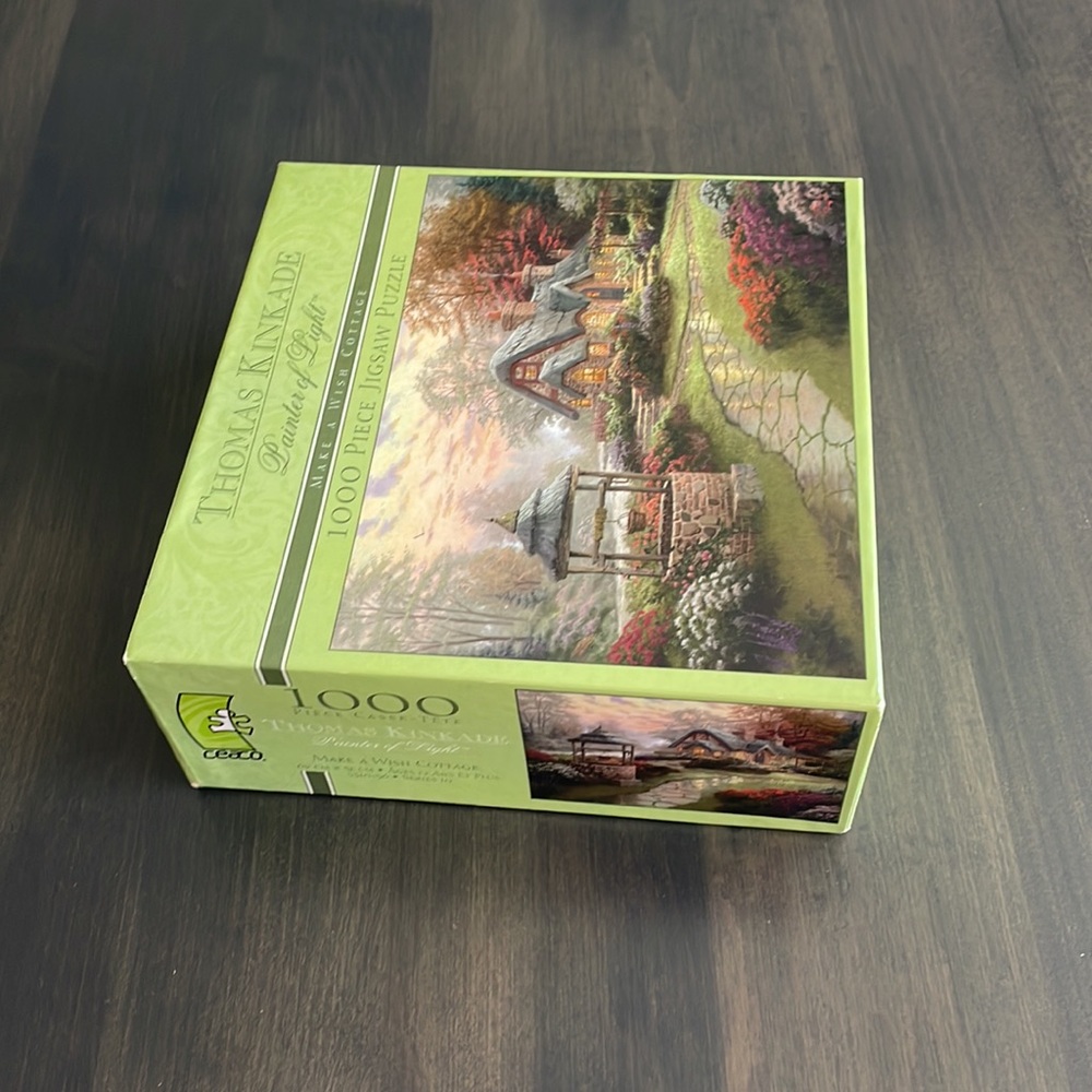 Ceaco Thomas Kinkade Make A Wish Cottage 1000 Piece Jigsaw Puzzle Brand New - Picture 7 of 13